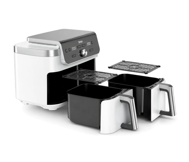 Ninja Air Fryer DZ901EUWH z podwójnym koszem biały - 1604097 - zdjęcie 2